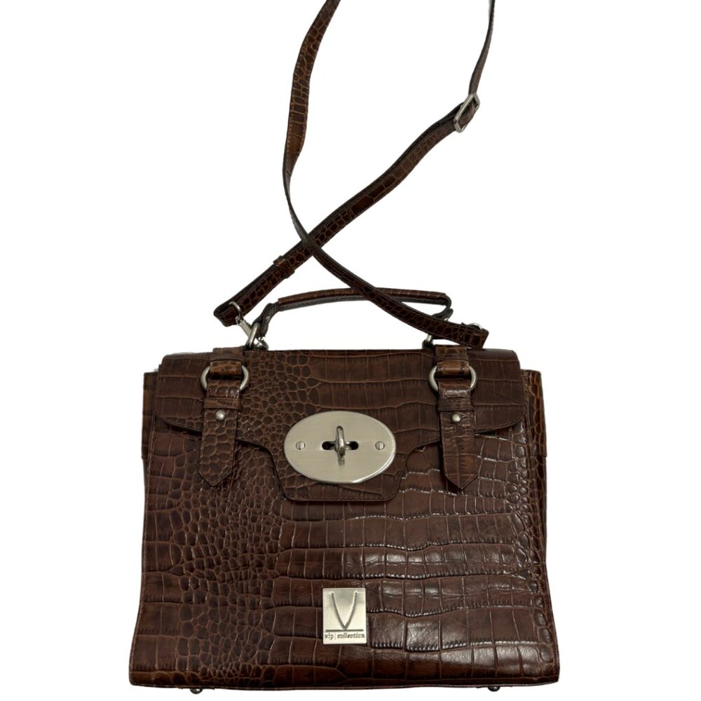 VIP Collection Snake Leather Shoulder & Hand Bag - Picture 2 of 5